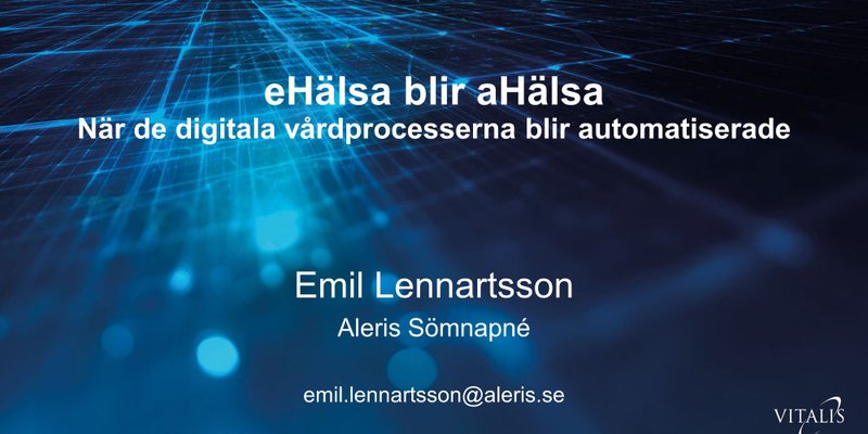eHälsa blir aHälsa