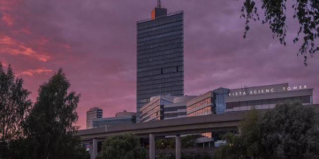Science tower purple